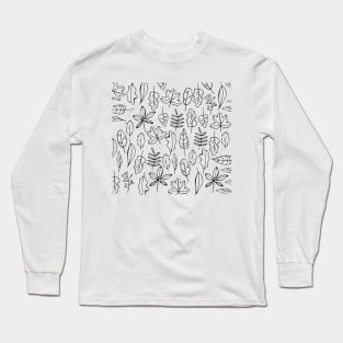 leaf Pattern Long Sleeve T-Shirt